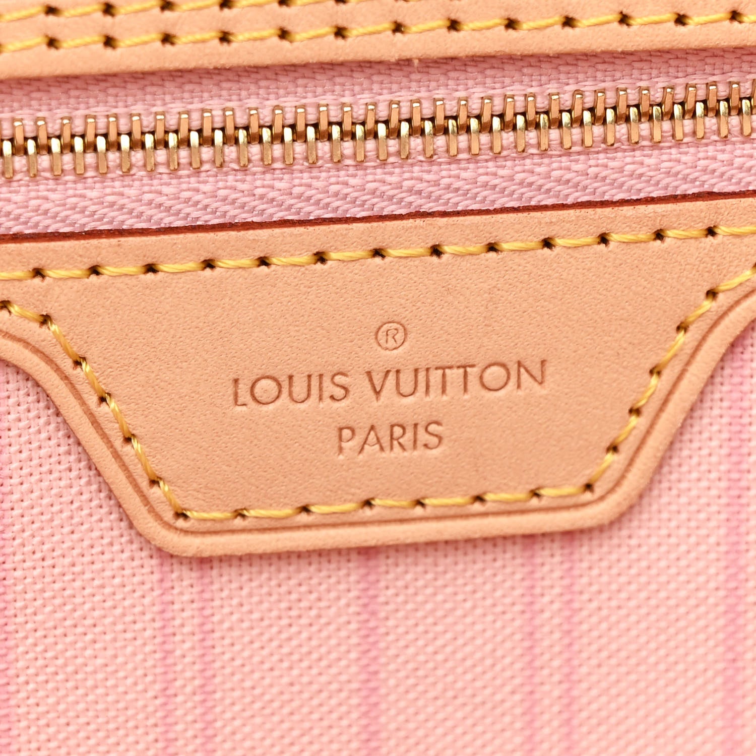 Louis Vuitton Damier Azur Neo Neverfull MM Rose Ballerine 6 of 9