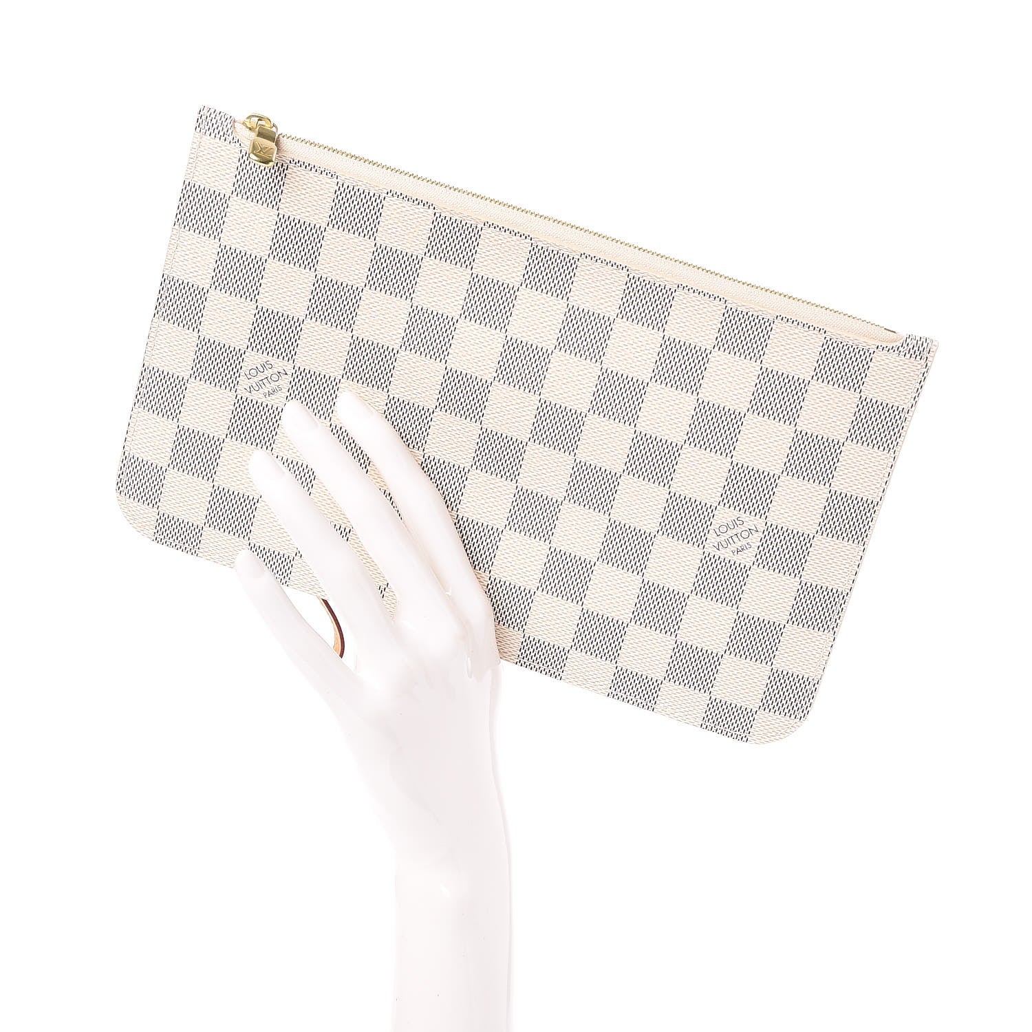 Louis Vuitton Damier Azur Neverfull MM GM Pochette 2 of 8