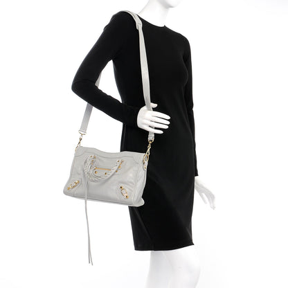 Balenciaga Agneau Classic Gold Hardware S City Gris Nuage 2 of 8