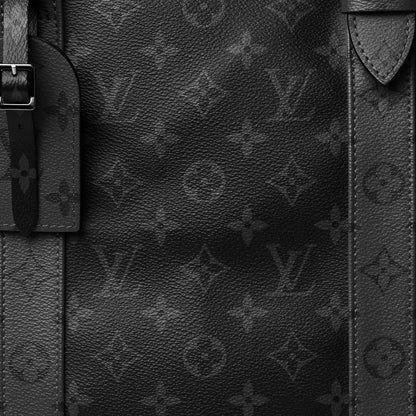 Louis Vuitton Monogram Eclipse Cabas Zippe GM Black 8 of 10