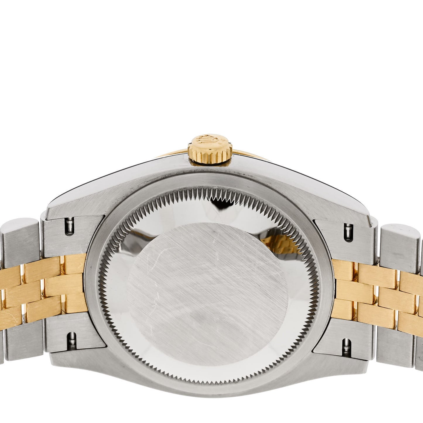 Stainless Steel 18K Yellow Gold 36mm Oyster Perpetual Datejust Watch Golden Palm 126233