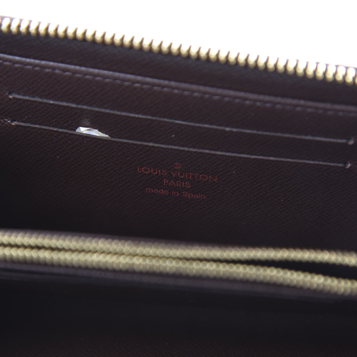 Louis Vuitton Damier Ebene Zippy Compact Wallet 8 of 9