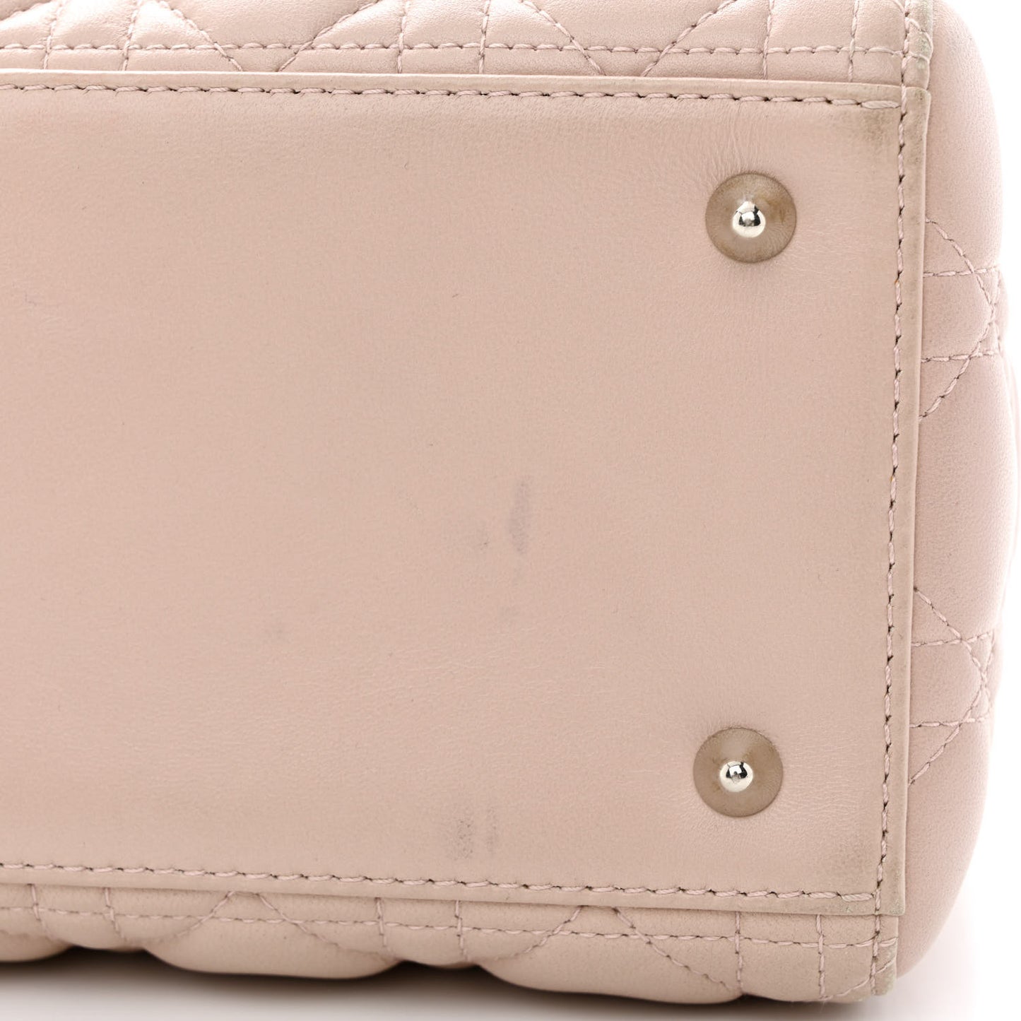 Lambskin Cannage Medium Lady Dior Light Pink