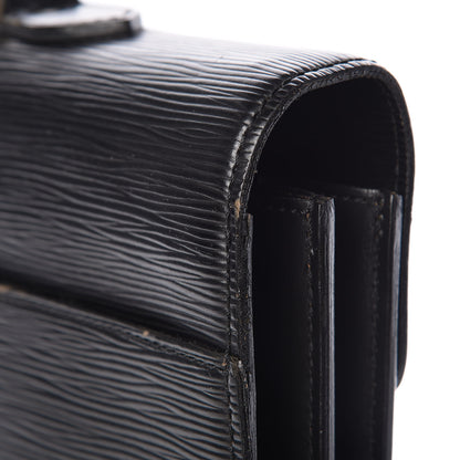 Louis Vuitton Epi Porte-Documents Briefcase Black 27 of 31