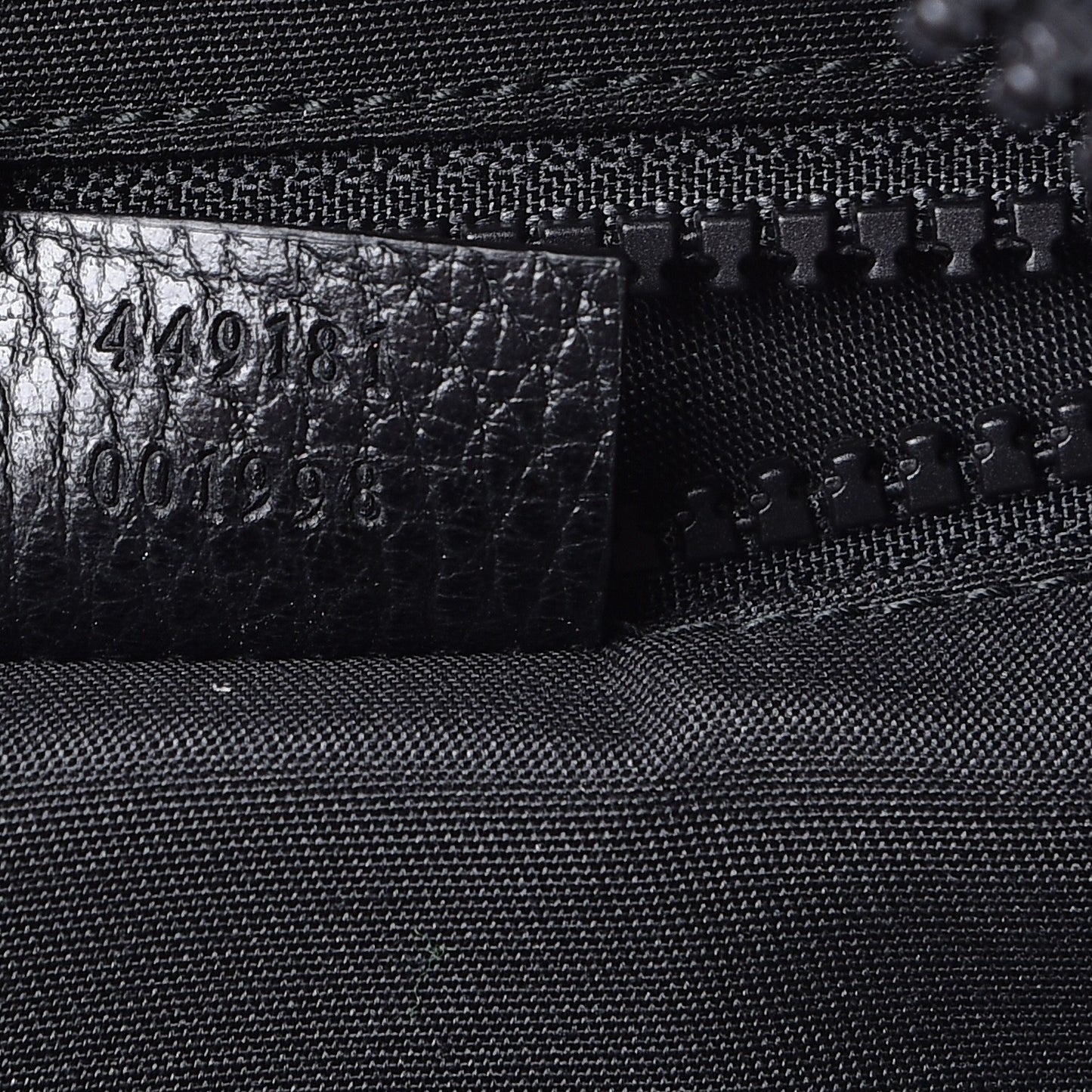 Nylon Monogram Slim Backpack Black