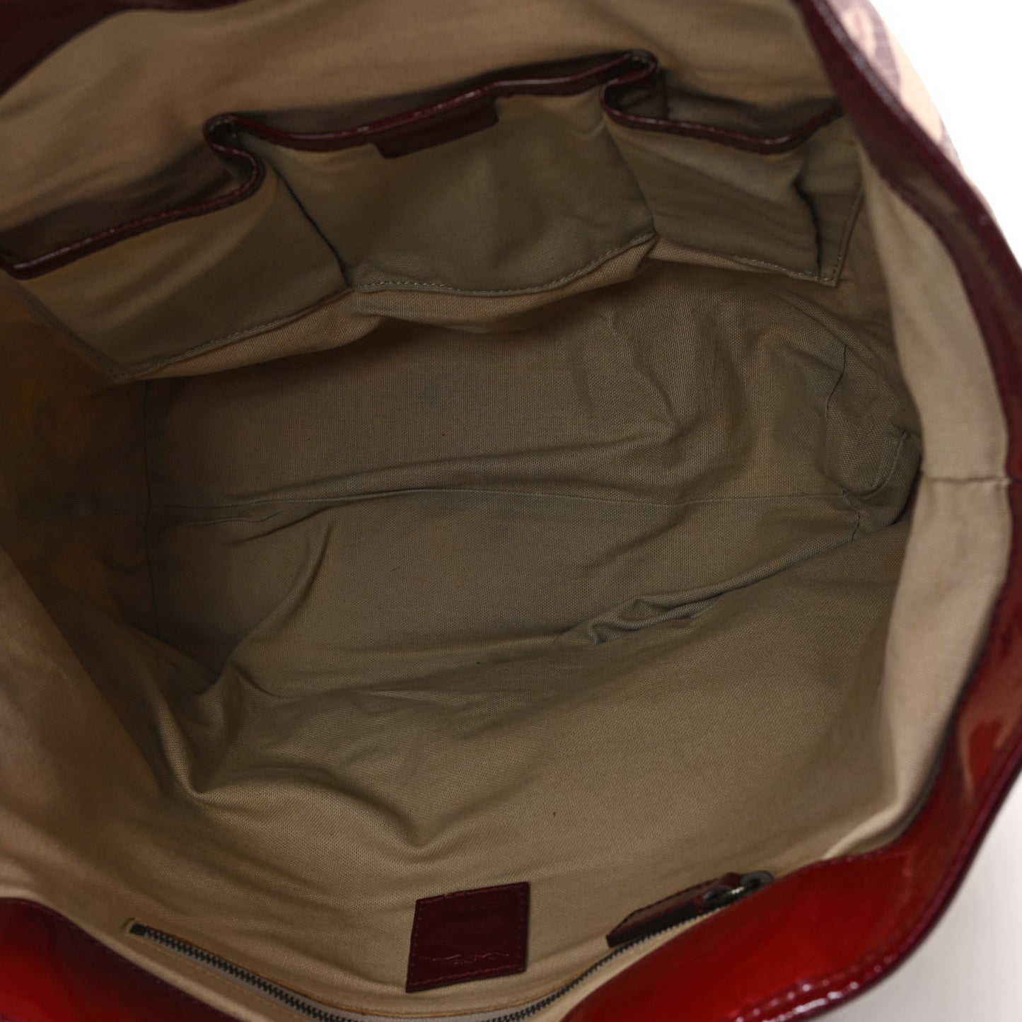 Nova Check Heart Tote Red