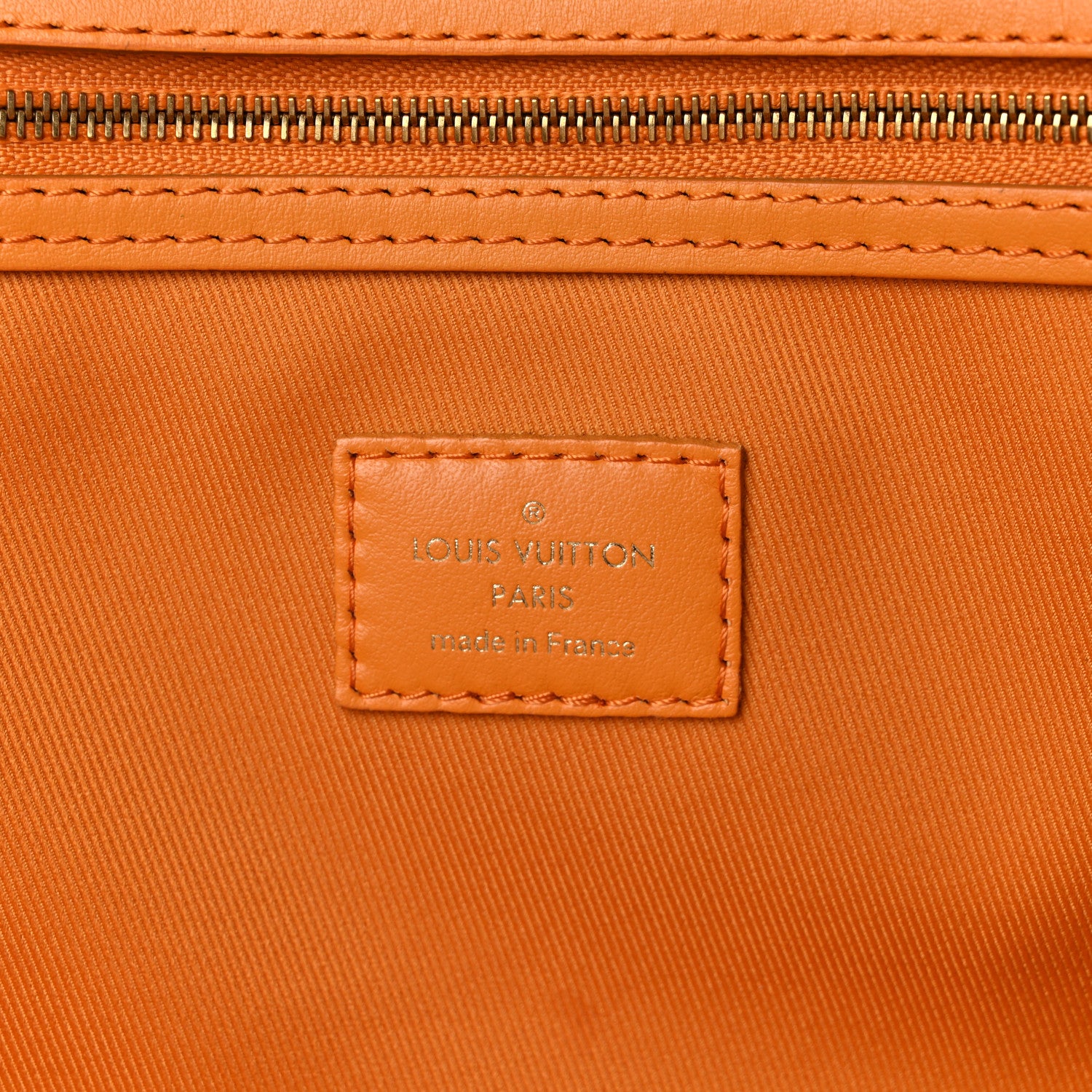 Louis Vuitton Denim Monogram Keepall Bandouliere 50 Ocre 5 of 13