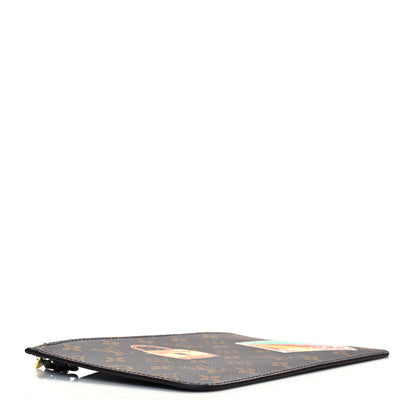 Louis Vuitton Monogram World Tour Neverfull MM GM Pochette 4 of 10
