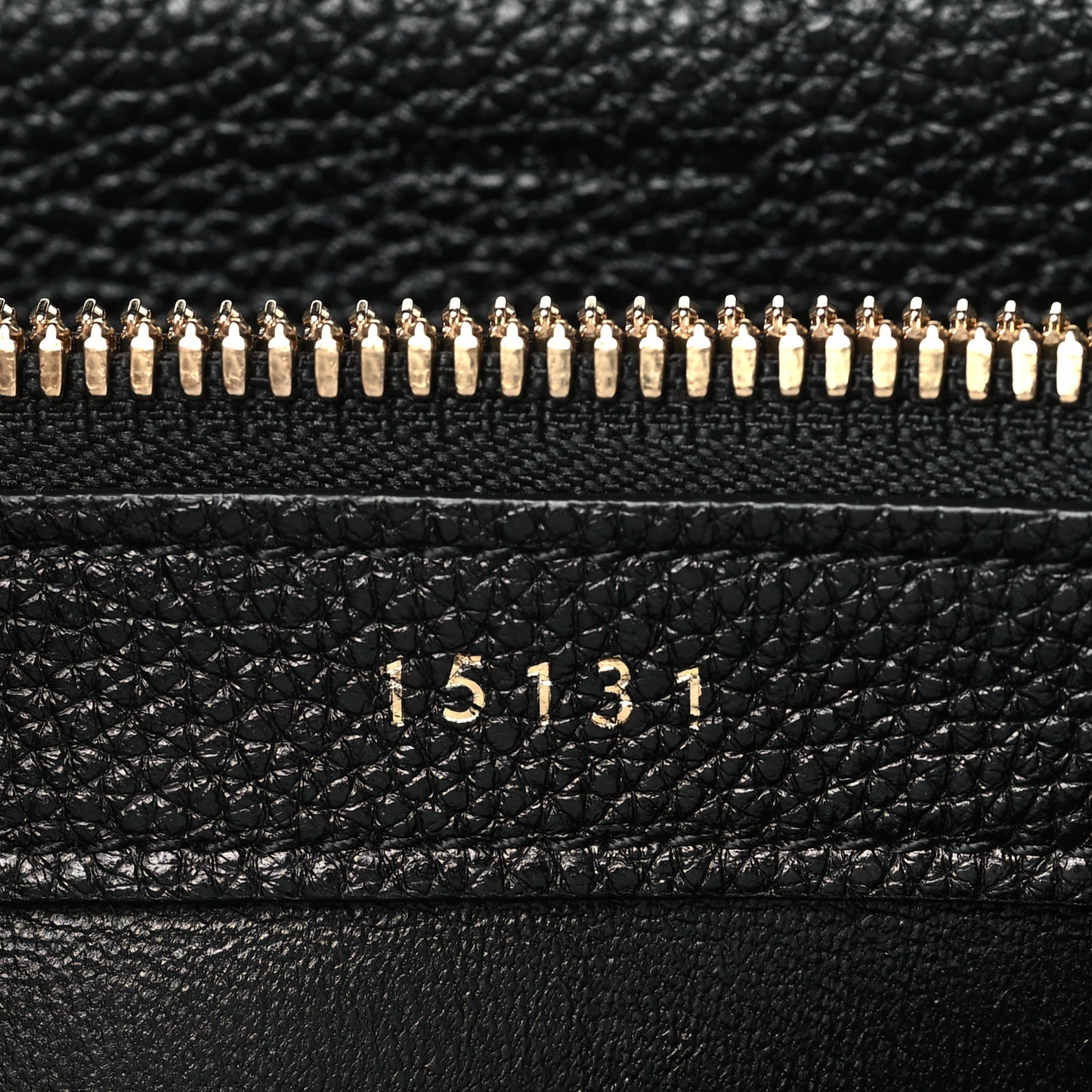 Grained Calfskin Classique 16 Top Handle Bag Black