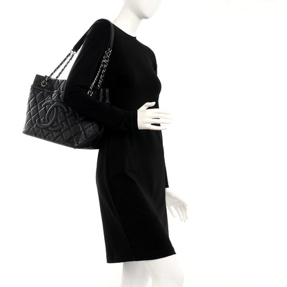 Chanel Caviar Quilted Timeless CC Soft Tote Black 2 of 15