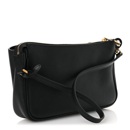 Balenciaga Natural Smooth Calfskin Rodeo Sling Pochette Black 3 of 12