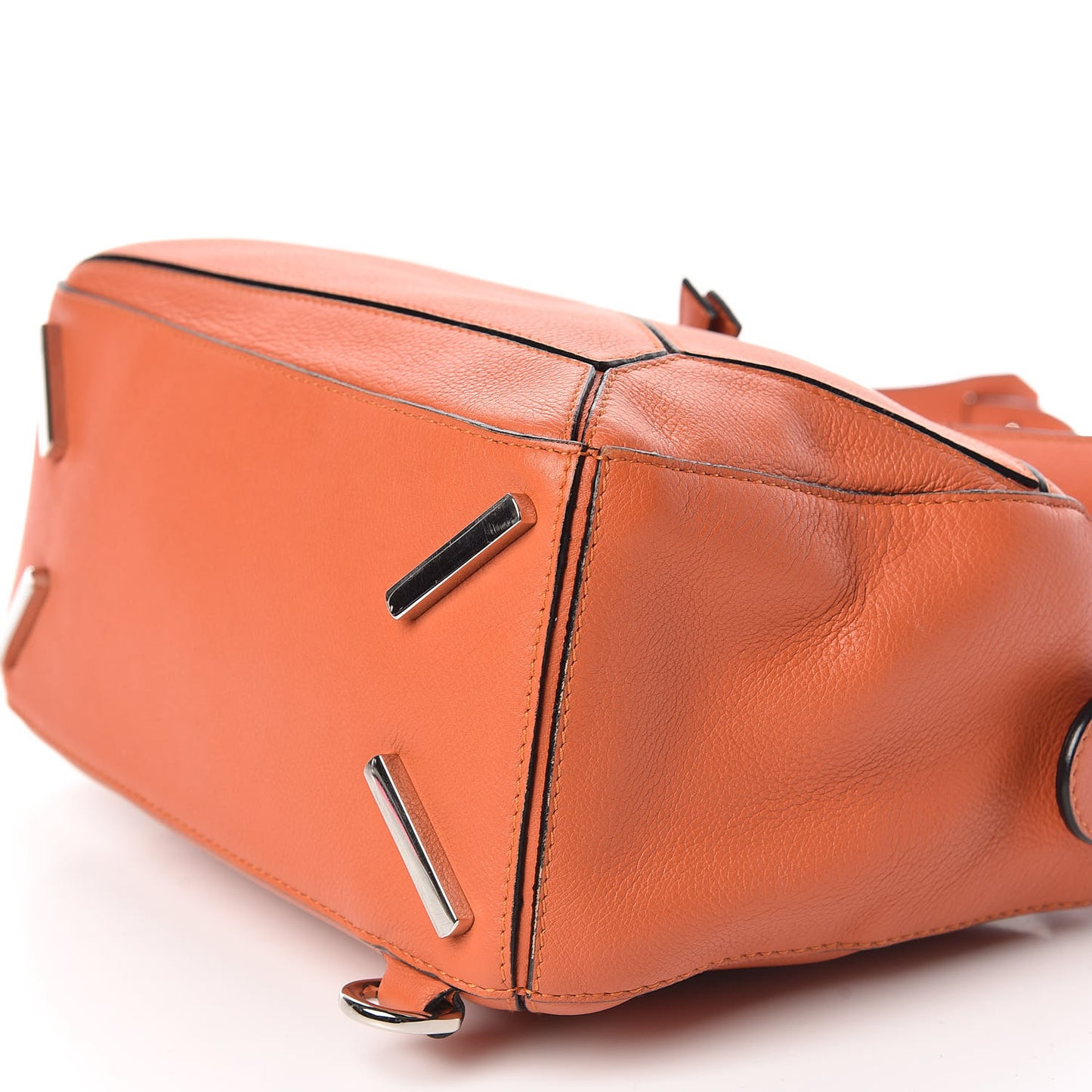 Calfskin Small Puzzle Bag Orange