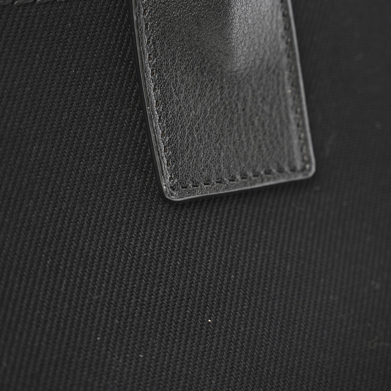 Saint Laurent Linen Calfskin Rive Gauche Tote Black 13 of 13