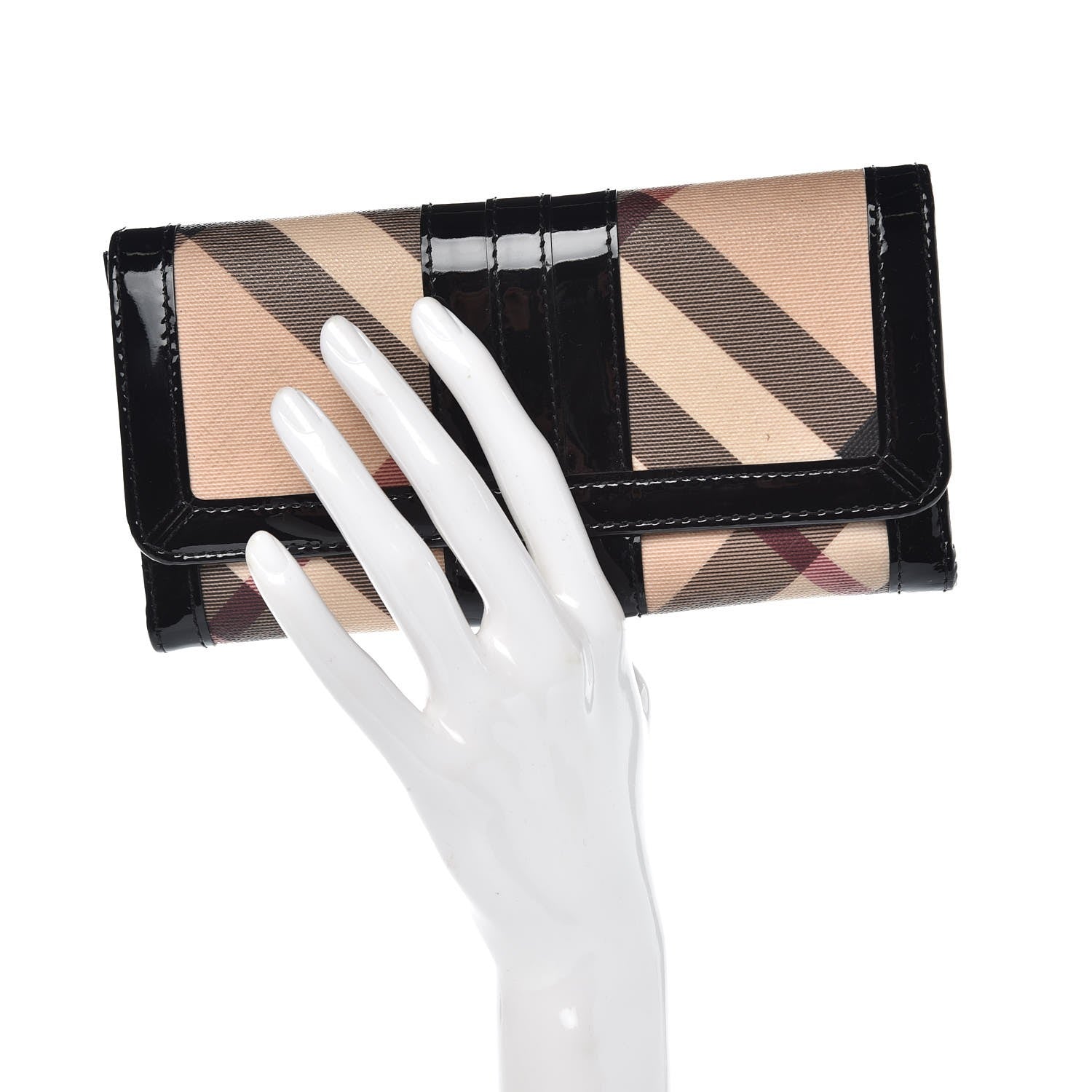 Burberry Nova Check Penrose Continental Wallet Black 2 of 8