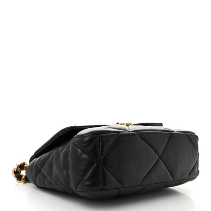 Chanel Goatskin Quilted Medium Chanel 19 Flap Black 4 of 12