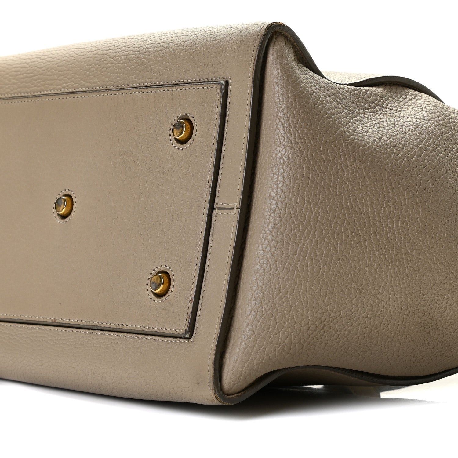 Celine Crisped Calfskin Medium Tie Knot Tote Taupe 8 of 23
