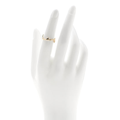 Christian Dior 18K Yellow Gold Bois de Rose Ring 48 4.5 2 of 6