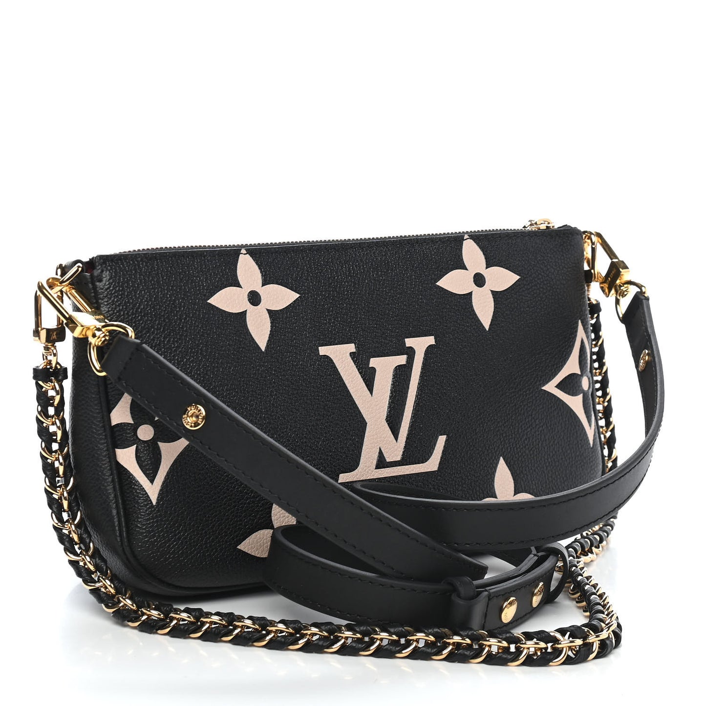 Empreinte Monogram Giant Multi Pochette Accessories Black Beige