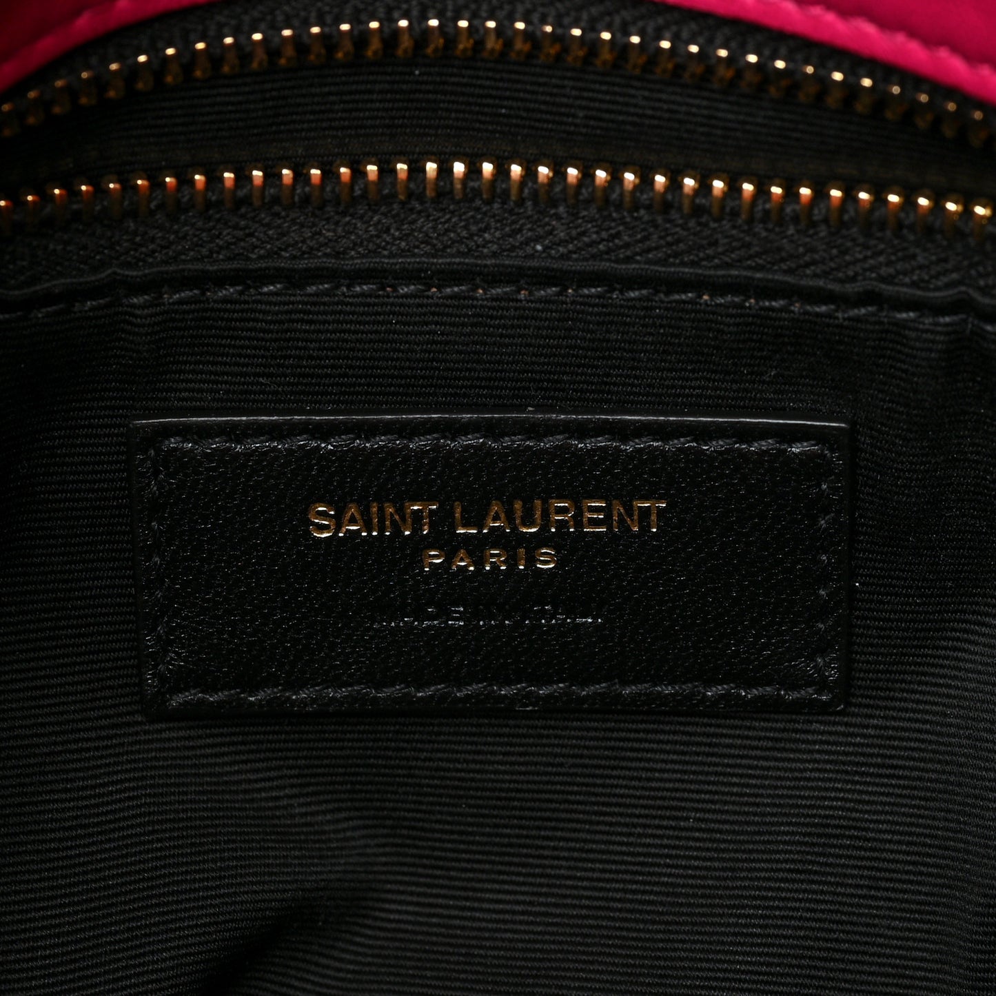 Lambskin Quilted Toy Loulou Puffer Monogram Chain Satchel Bubblegum