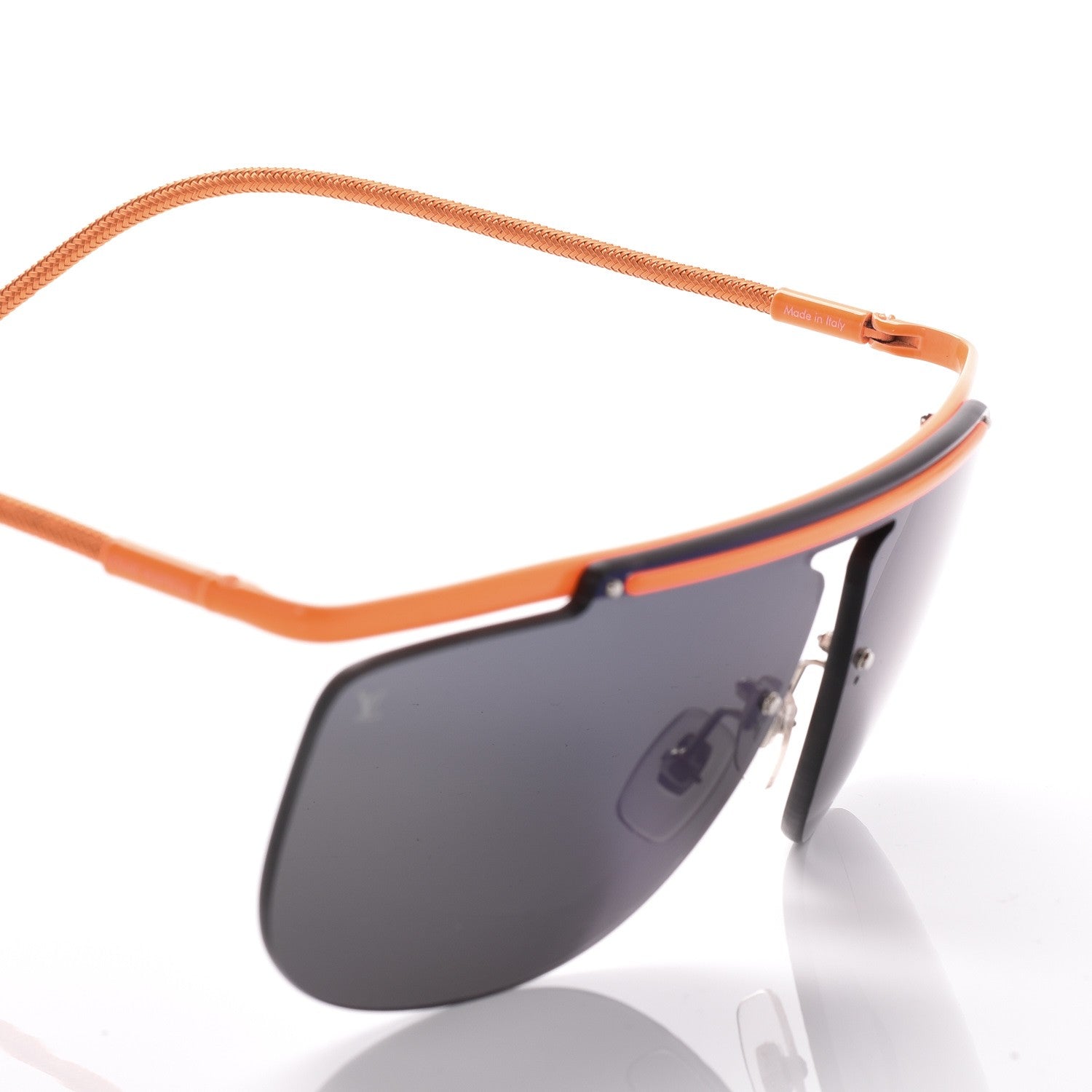 Louis Vuitton Mirrored Dave Sunglasses Z0574U Orange 4 of 10