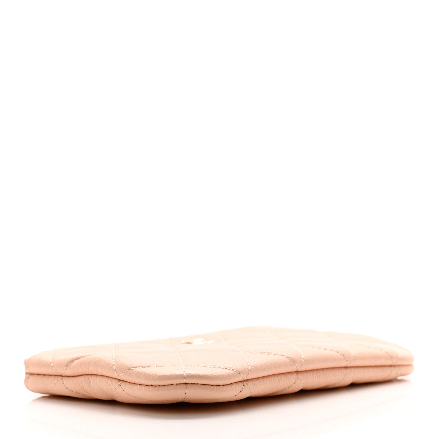 Chanel Caviar Quilted Small Cosmetic Case Beige 4 of 8