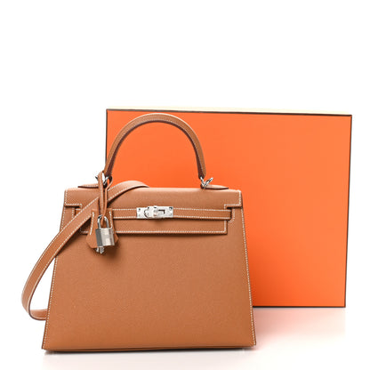 Hermes Epsom Kelly Sellier 25 Gold 11 of 11
