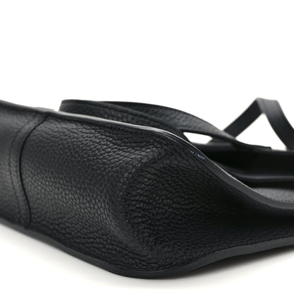 Hermes Taurillon Clemence Halzan 25 Black 9 of 13