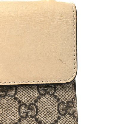 Gucci GG Supreme Monogram Calfskin Small Padlock Shoulder Bag Beige Mystic White Sun Oil 10 of 10