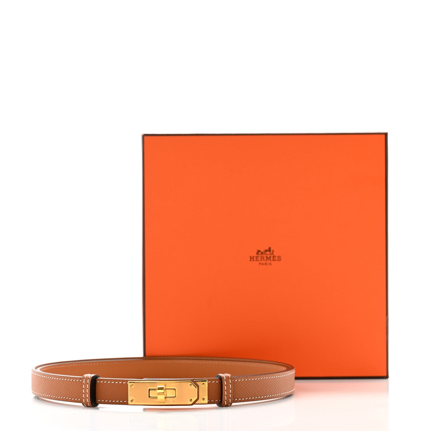 Epsom Kelly Belt Gold