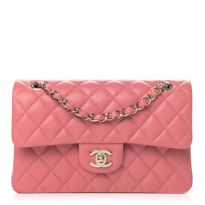 Chanel Caviar Quilted Small Double Flap Pink 1 of 4