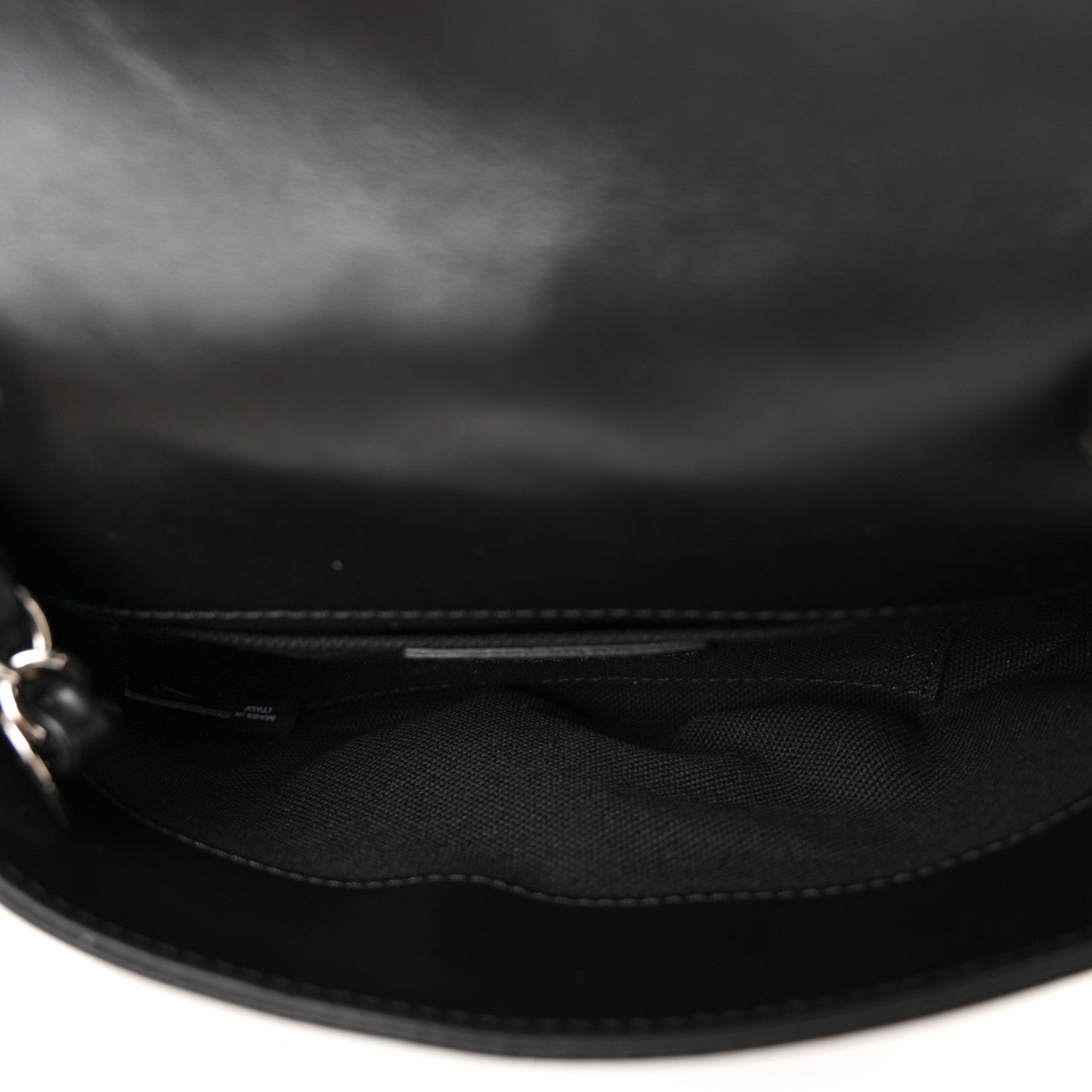 Chanel Calfskin Quilted CC Uniform Flap Belt Bag Black 5 of 11