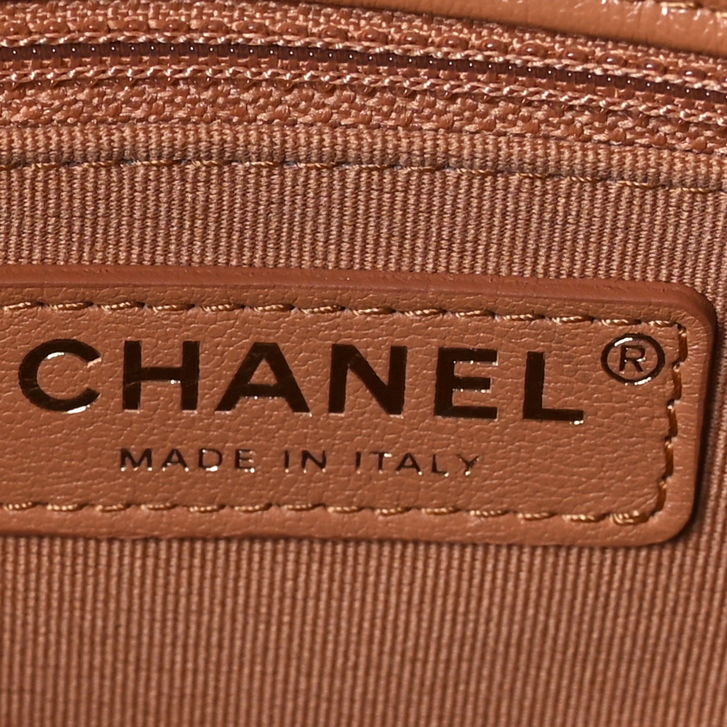Chanel Shiny Calfskin Quilted Small Supple Twins Hobo Bag Brown 6 of 10