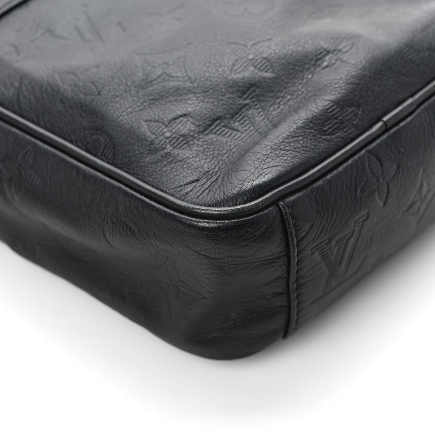 Calfskin Monogram Shadow Danube PM Black