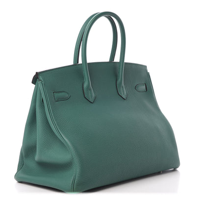 Hermes Togo Birkin 35 Malachite 3 of 17