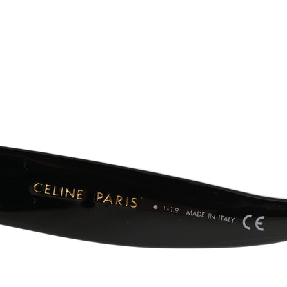 Celine Acetate Rectangular Sunglasses CL4009IN Black 6 of 6