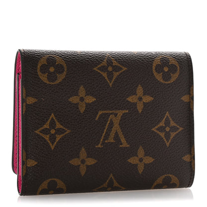 Louis Vuitton Monogram 2022 Christmas Animation Seoul Victorine Wallet Fuchsia 3 of 7