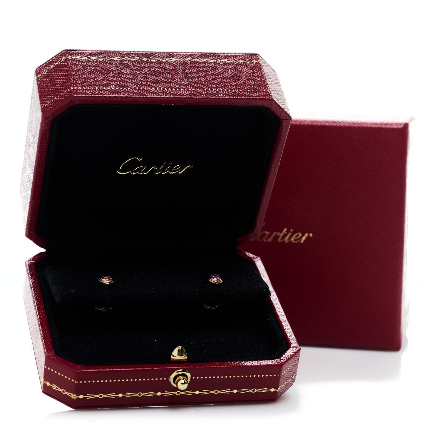 18K Pink Gold Pink Sapphire D'Amour Earrings