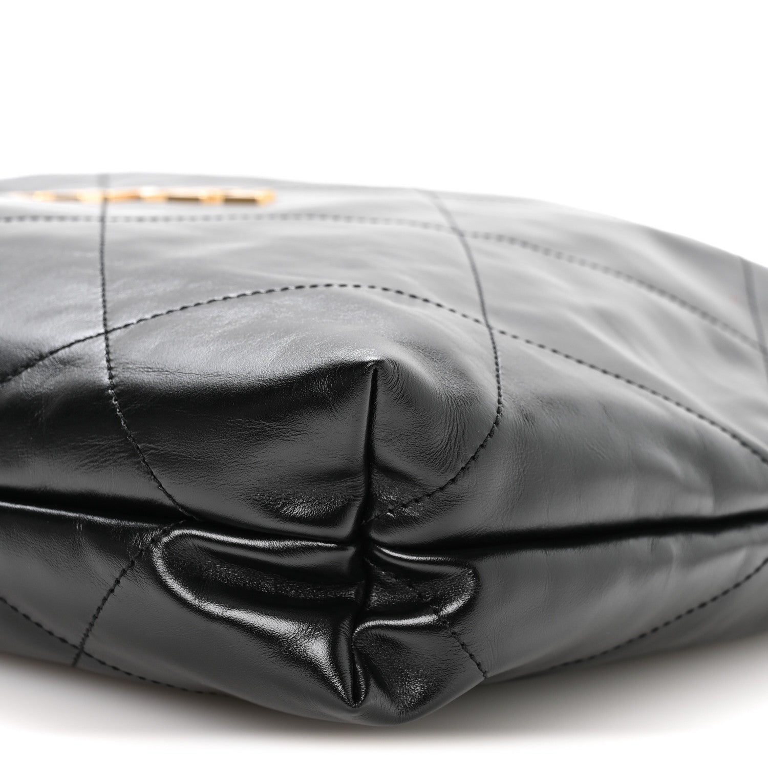 Chanel Shiny Calfskin Quilted Small Chanel 22 Black 11 of 11