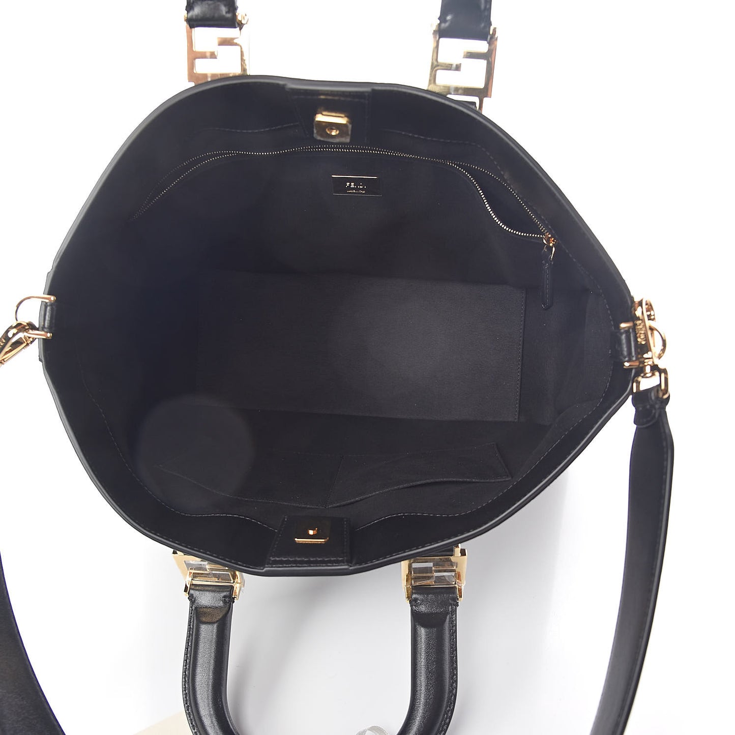 Vitello Glacier Medium FF Tote Black