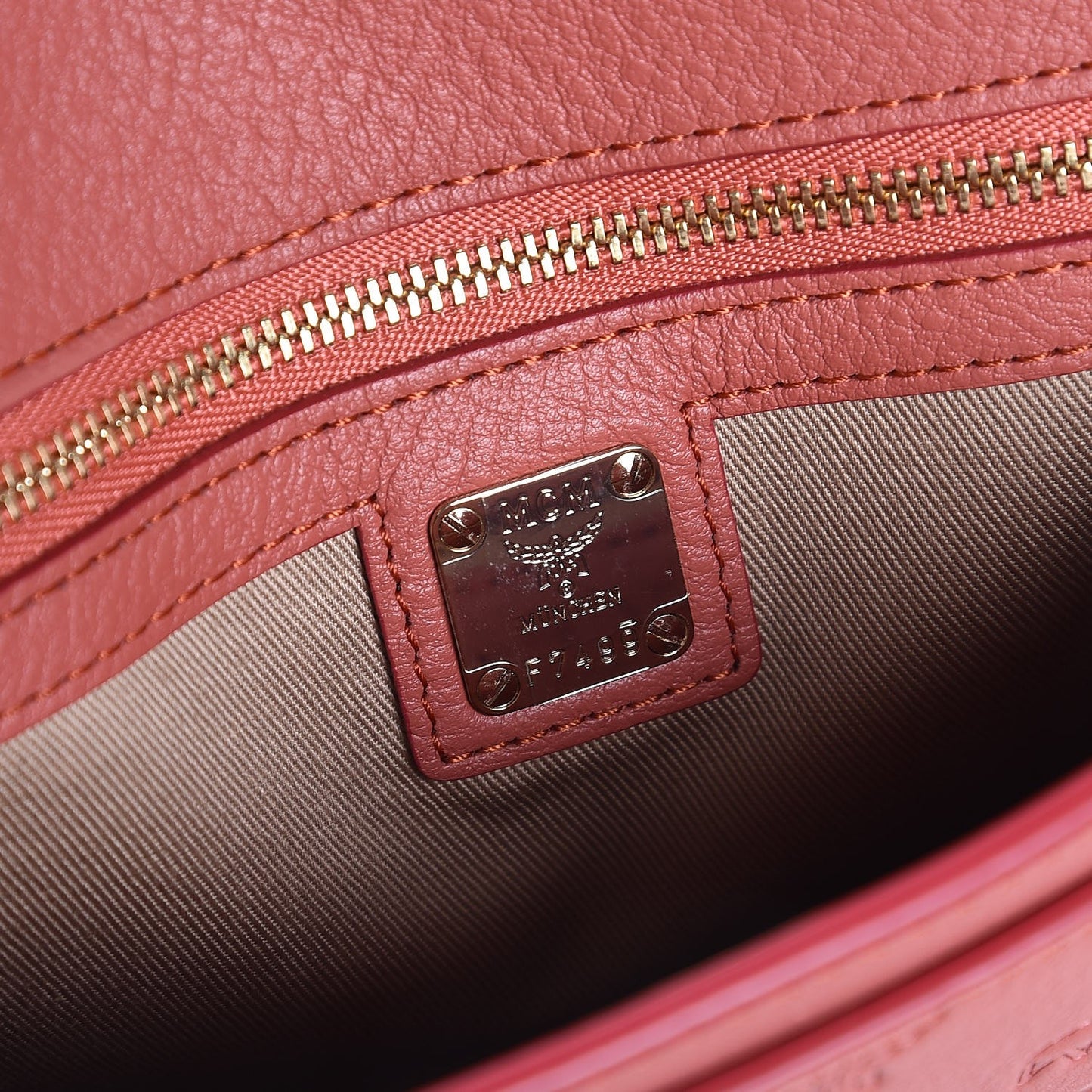 Calfskin Ottomar Monogram Medium Millie Crossbody Bag Cocoa