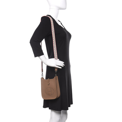 Hermes Taurillon Maurice Zigzag Evelyne TPM Beige Weimar 2 of 11