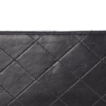Chanel Lambskin Quilted XL Jumbo Single Flap Black 13 of 18
