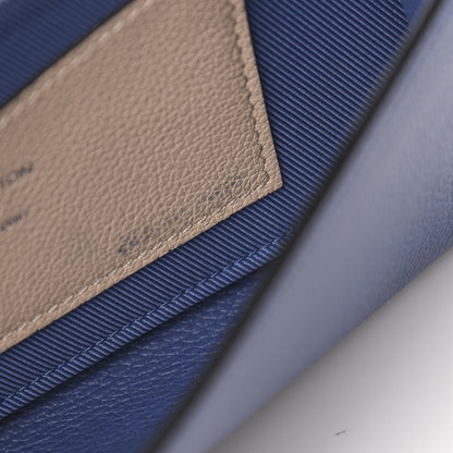 Louis Vuitton Calfskin Lockme II Wallet Vanille Denim 7 of 7