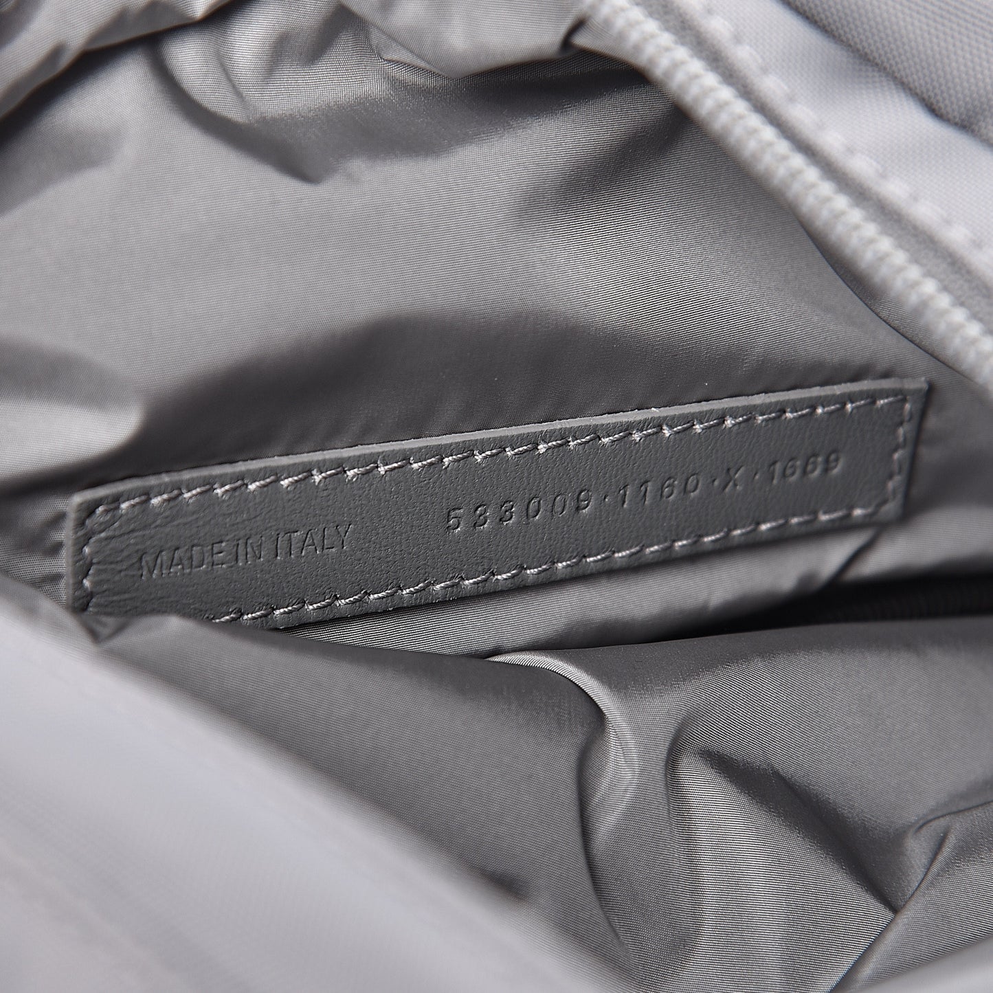 Sport Nylon Logo Wheel Beltpack Grey Black