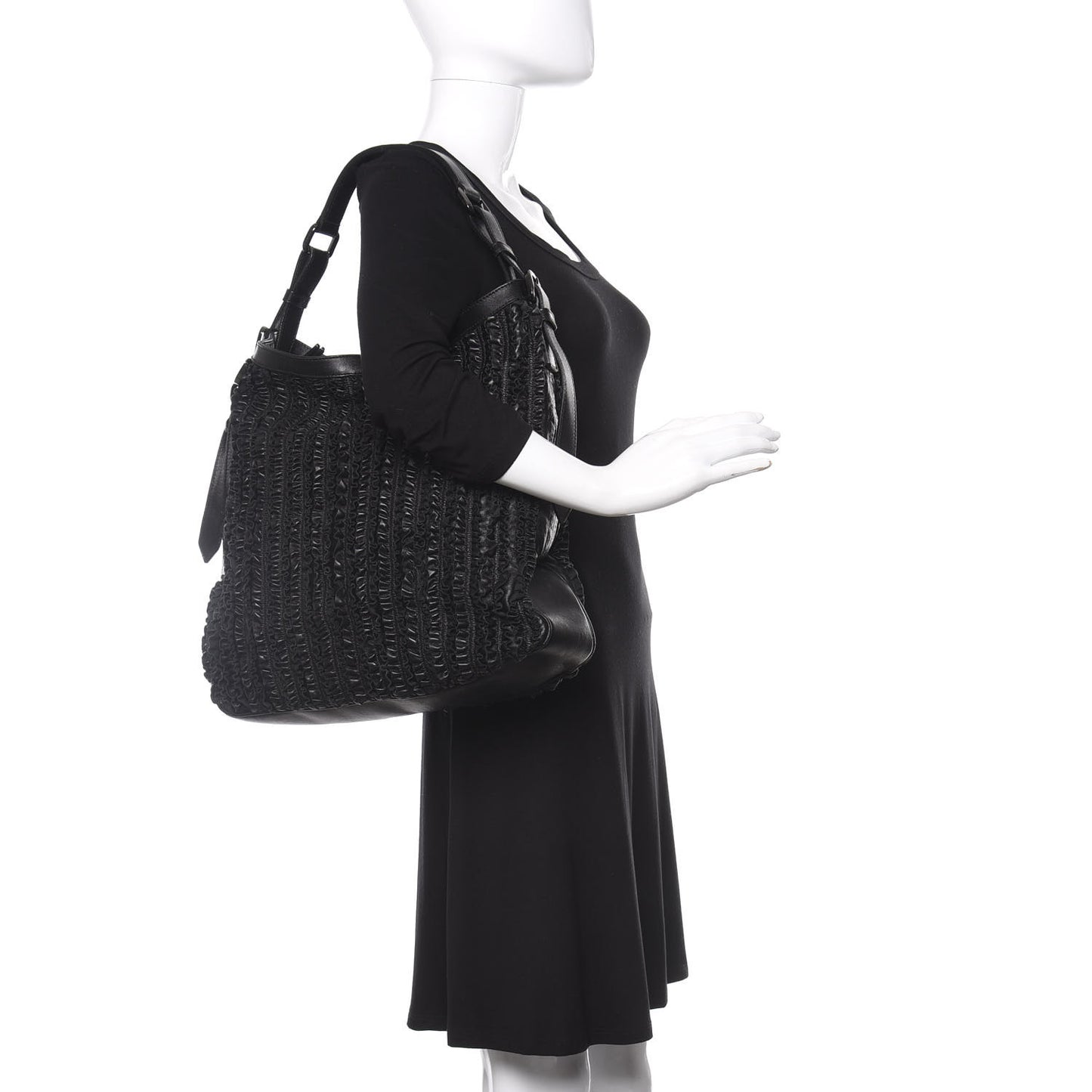 Calfskin Westcott Shoulder Bag Black