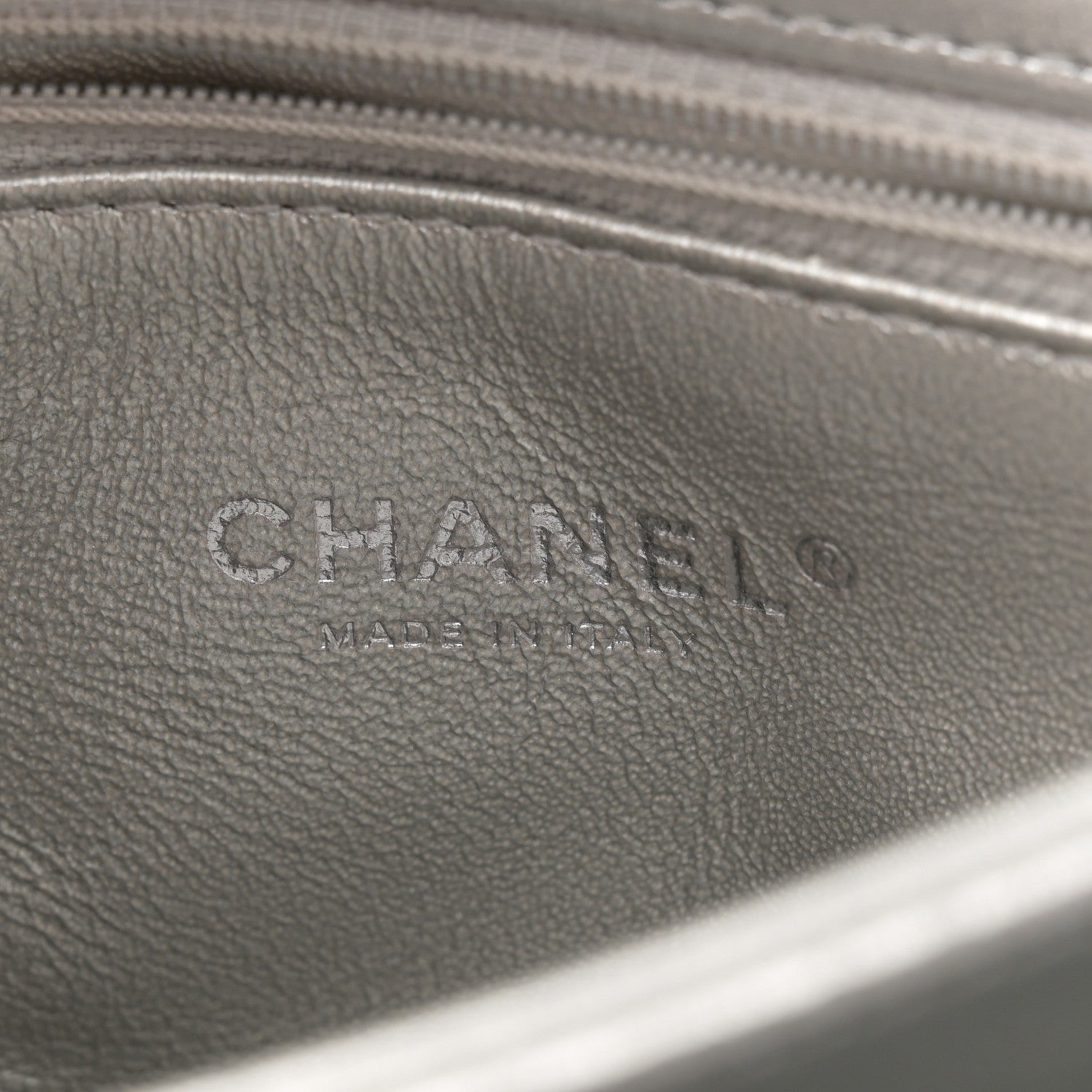 Chanel Metallic Lambskin Quilted Small Trendy CC Flap Dual Handle Bag Silver 6 of 12