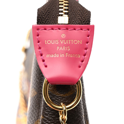 Louis Vuitton Monogram 2020 Christmas Animation Roller Coaster Mini Pochette Accessories Pivoine 6 of 7