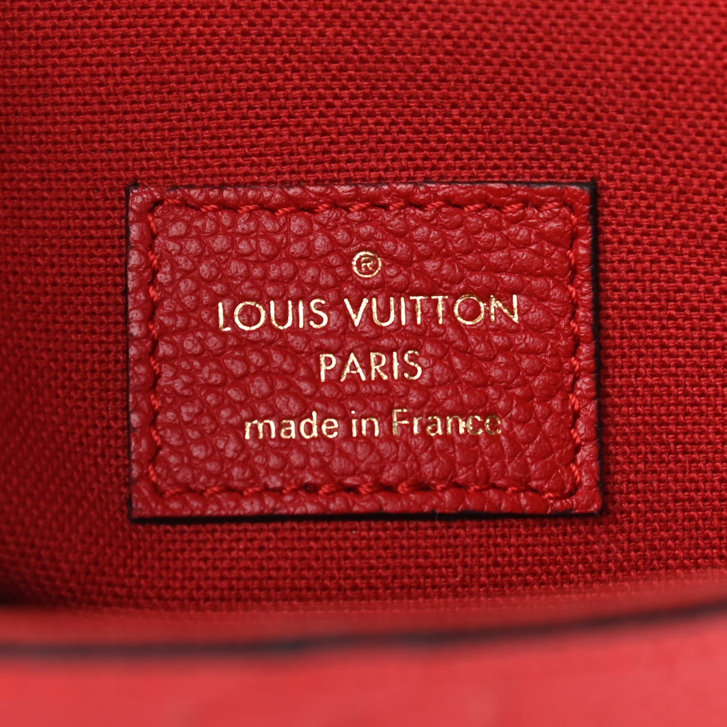 Louis Vuitton Empreinte Pochette Felicie Chain Wallet Cherry 5 of 9