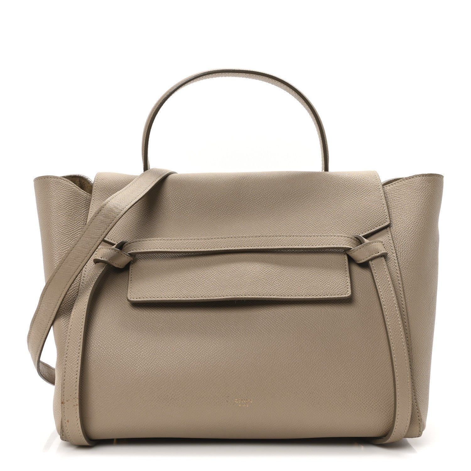 Celine Grained Calfskin Small Belt Bag Dune 1 of 11