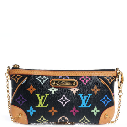 Louis Vuitton Monogram Milla Clutch MM Black 1 of 7